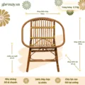 Ghế mây sò mini - Ảnh 2