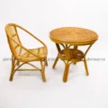 Bộ bàn ghế mây sò truyền thống (2 ghế mây) - Ảnh 3
