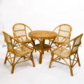 Bộ bàn ghế mây sò truyền thống (2 ghế mây) - Ảnh 2