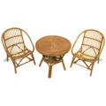 Bộ bàn ghế mây sò truyền thống (2 ghế mây)