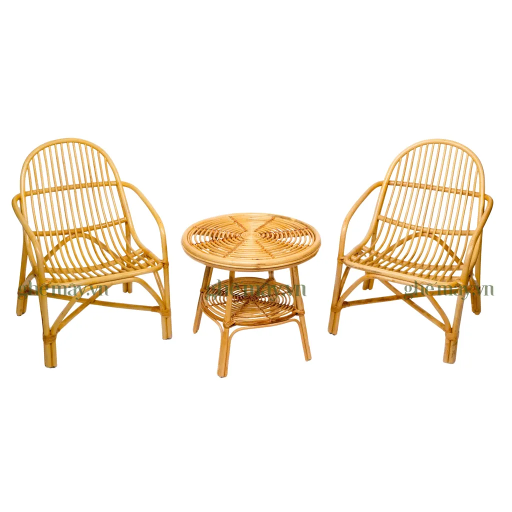Bàn ghế mây tre