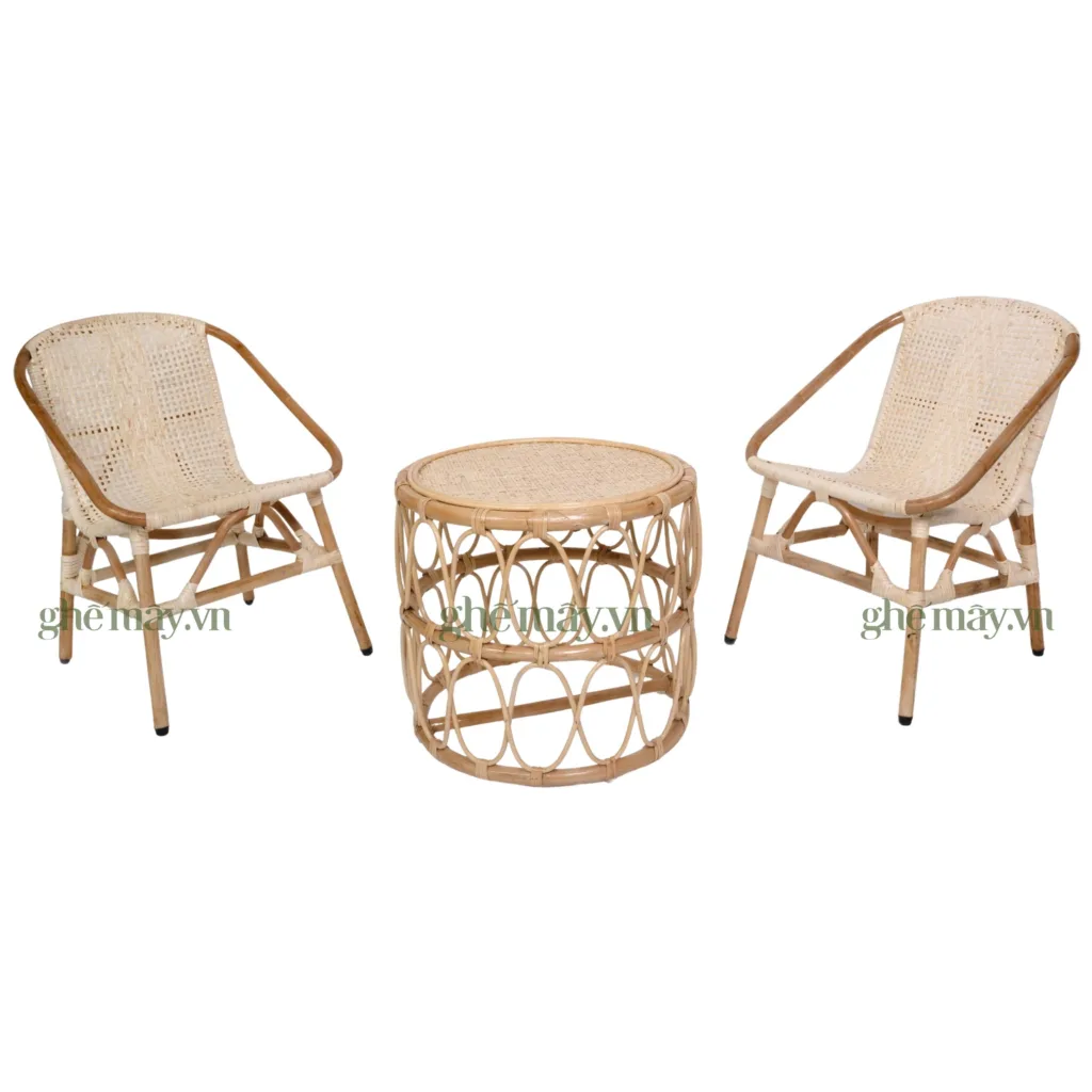 Bàn ghế mây tre đan