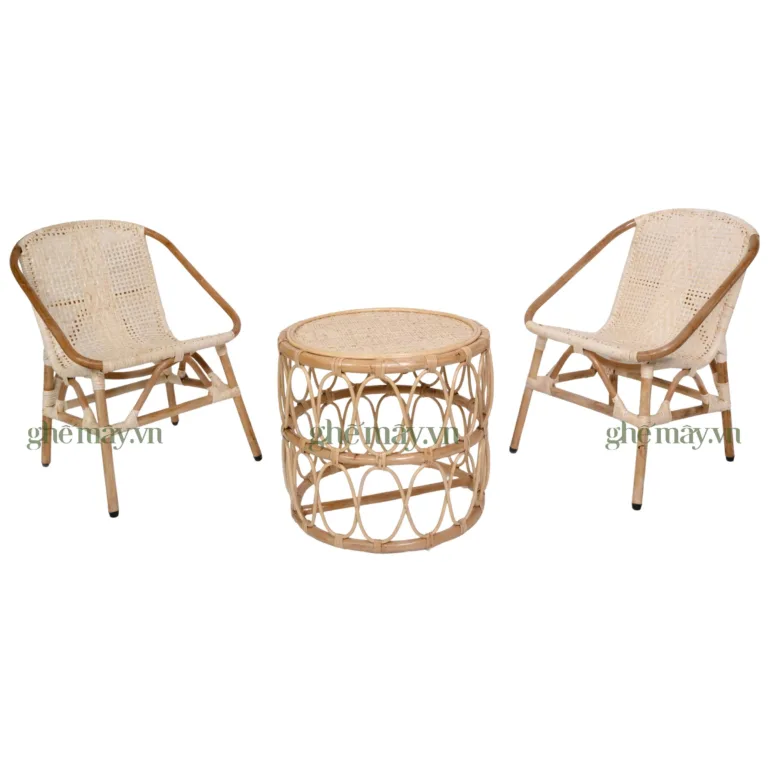 Bàn ghế mây tre đan