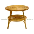 Bàn mây truyền thống 2 tầng 50cm - 65cm