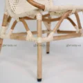 Ghế mây sò đan trắng - Ảnh 6