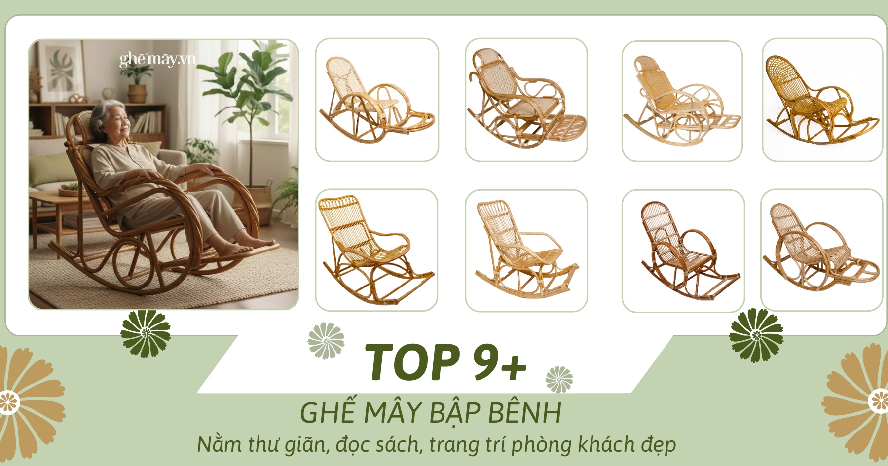 Ghế mây thư giãn