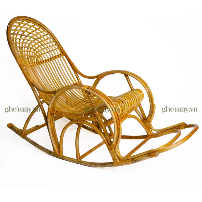 ghế mây bập bênh cầu vồng