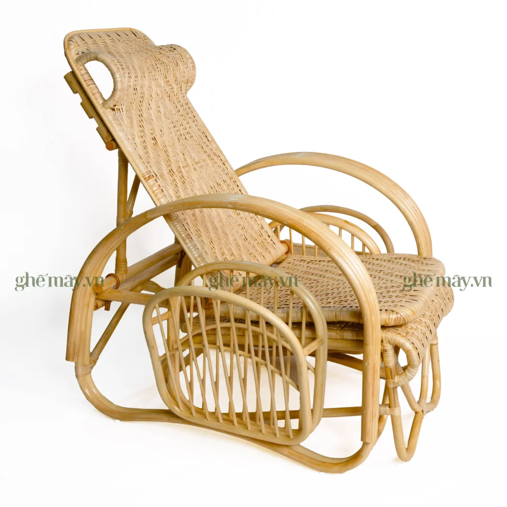 ghế mây xếp trường kỷ