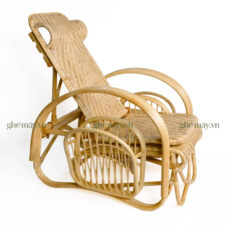 ghế mây xếp trường kỷ