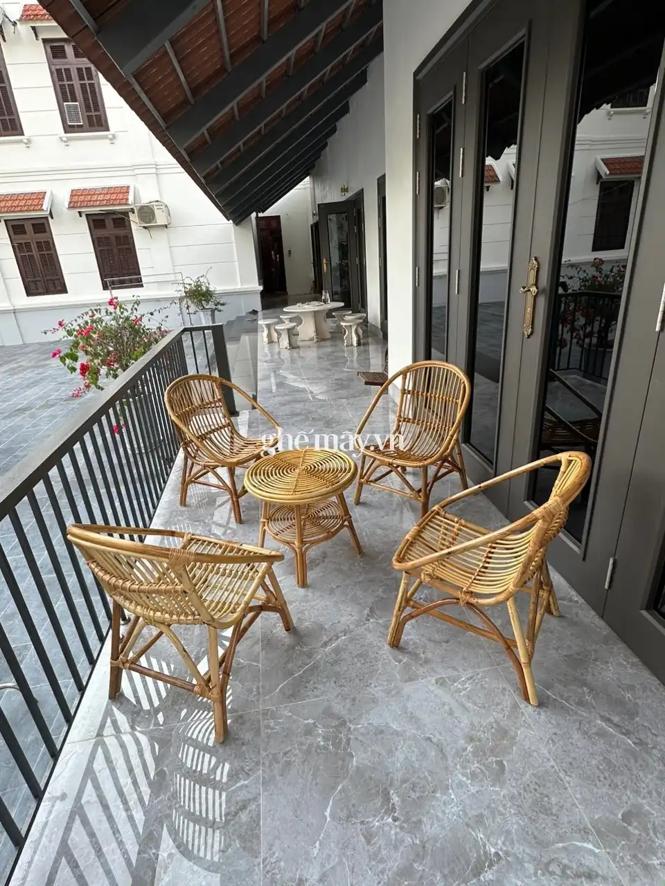 Ghế mây tự nhiên phòng khách