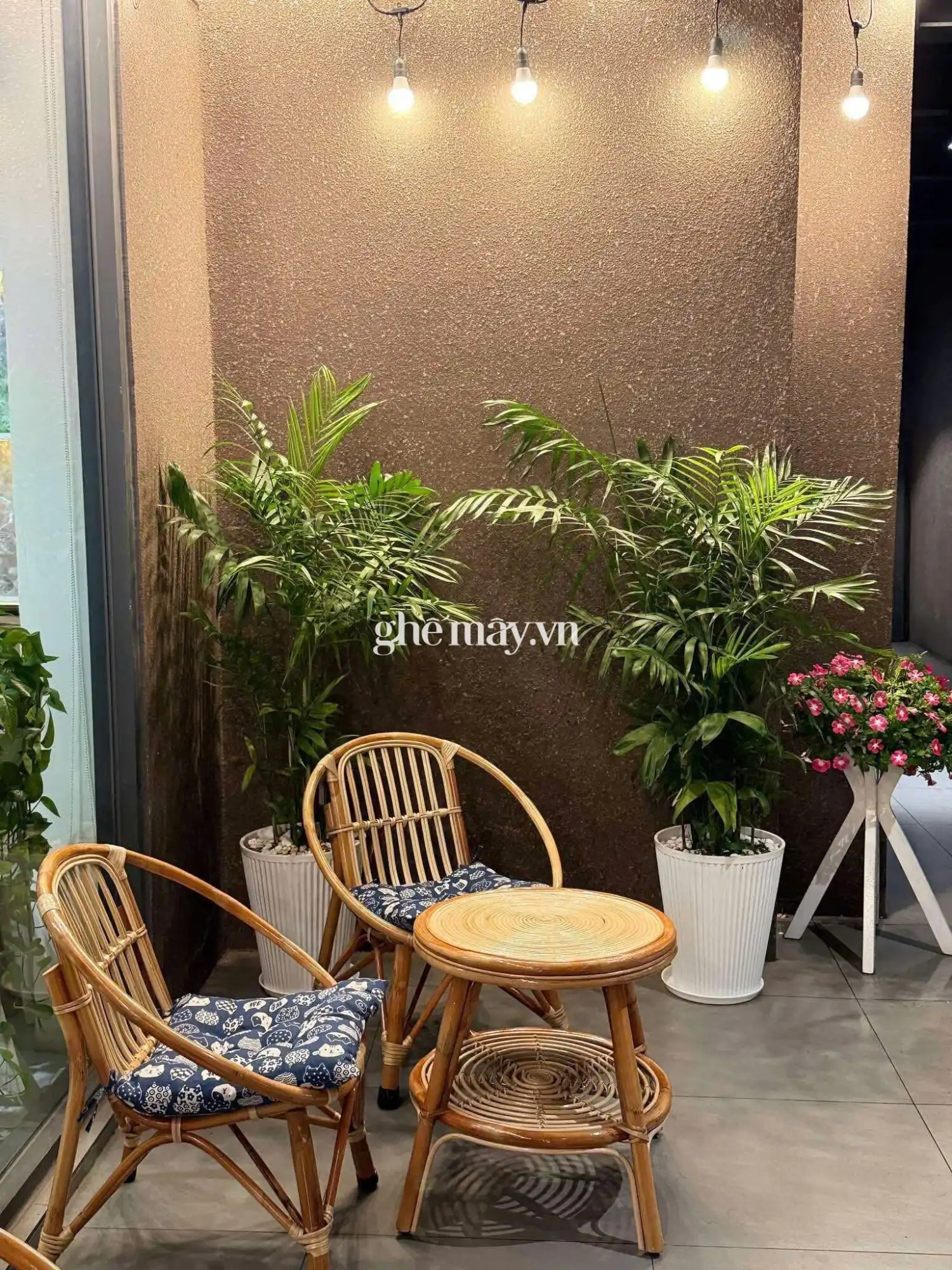 Ghế mây tự nhiên phòng khách