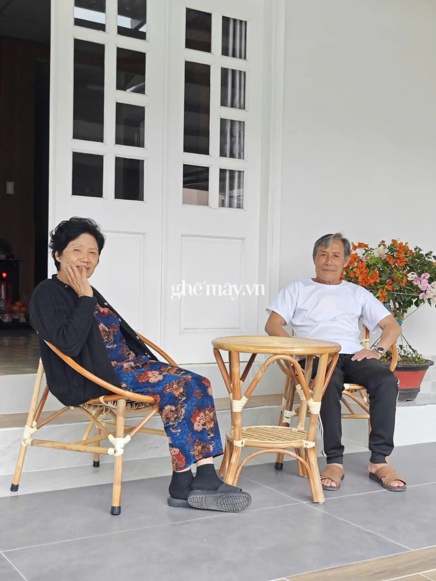 Ghế mây tự nhiên phòng khách