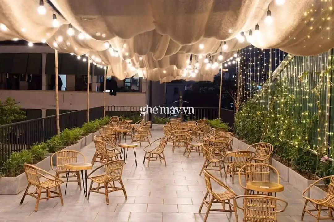Ghế mây tự nhiên phòng khách