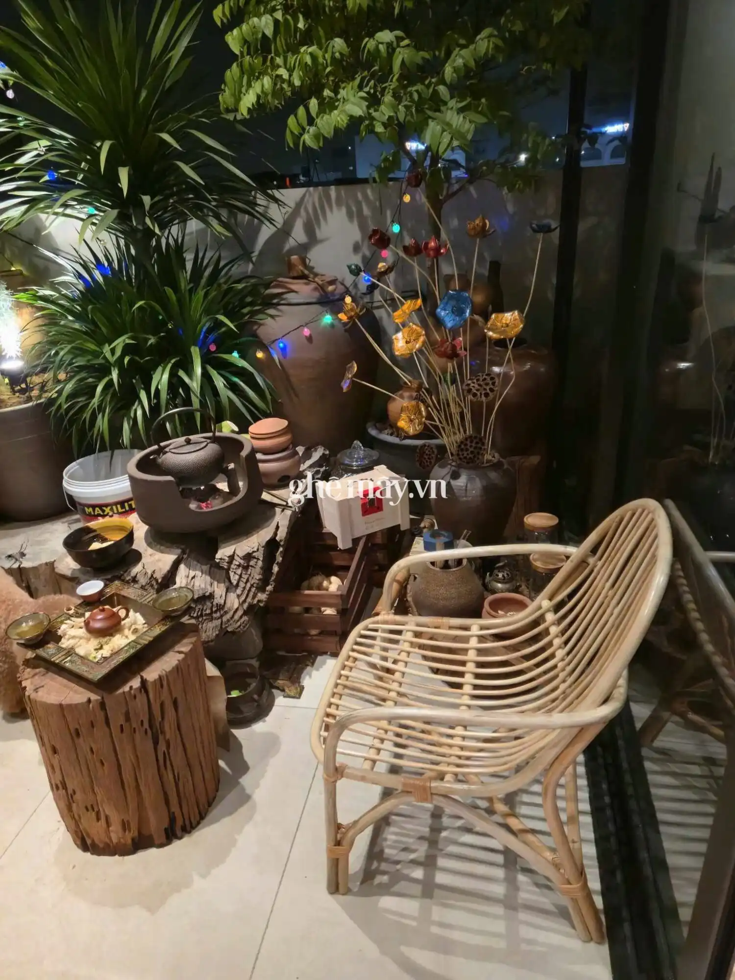Ghế mây tự nhiên phòng khách